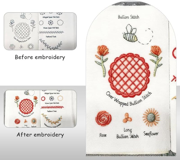 Portable Embroidery Stitch Book