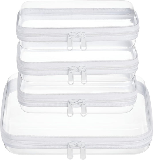 Clear Hard Shell Travel Pouches