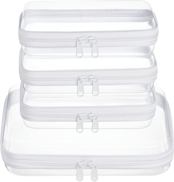 Clear Hard Shell Travel Pouches